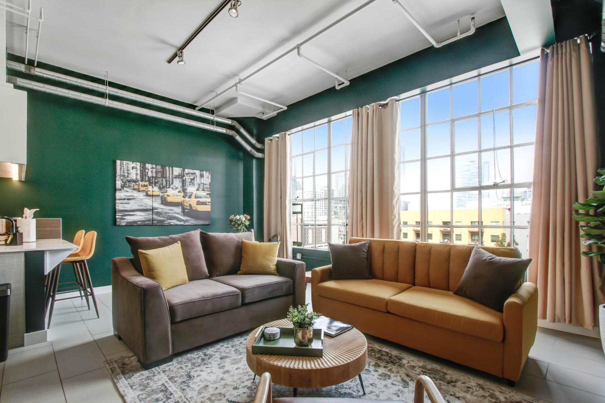 Апартаменты Nyc Styled Loft In Dtla, Sleeps 4 With Free Parking! Лос-Анджелес Экстерьер фото